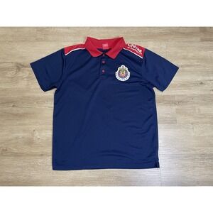 Club Deportivo Guadalajara Chivas Polo Shirt Adult Men's Sz S Navy blue Soccer